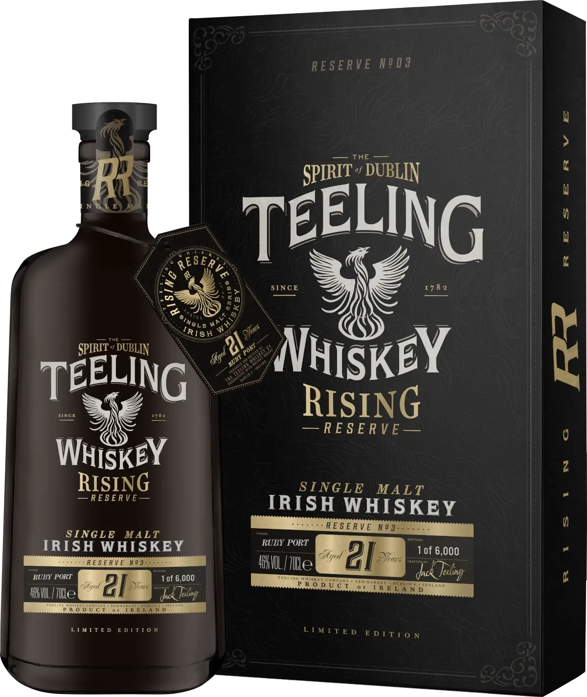 Teeling 21 Jahre - Rising Reserve No. 3 - Ruby Port Cask